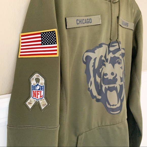 nfl bears salute to service hoodie
